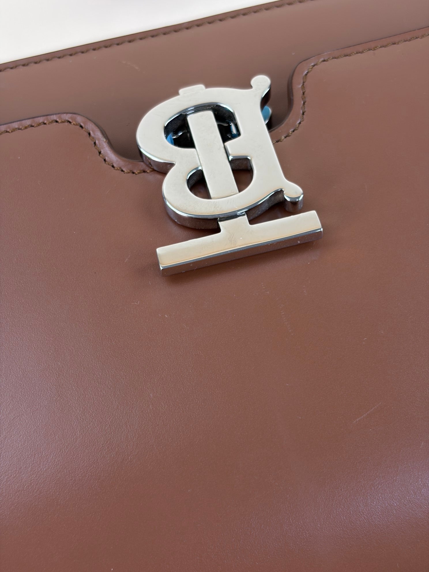 Burberry Brown TB  Monogram Medium Shoulder Bag