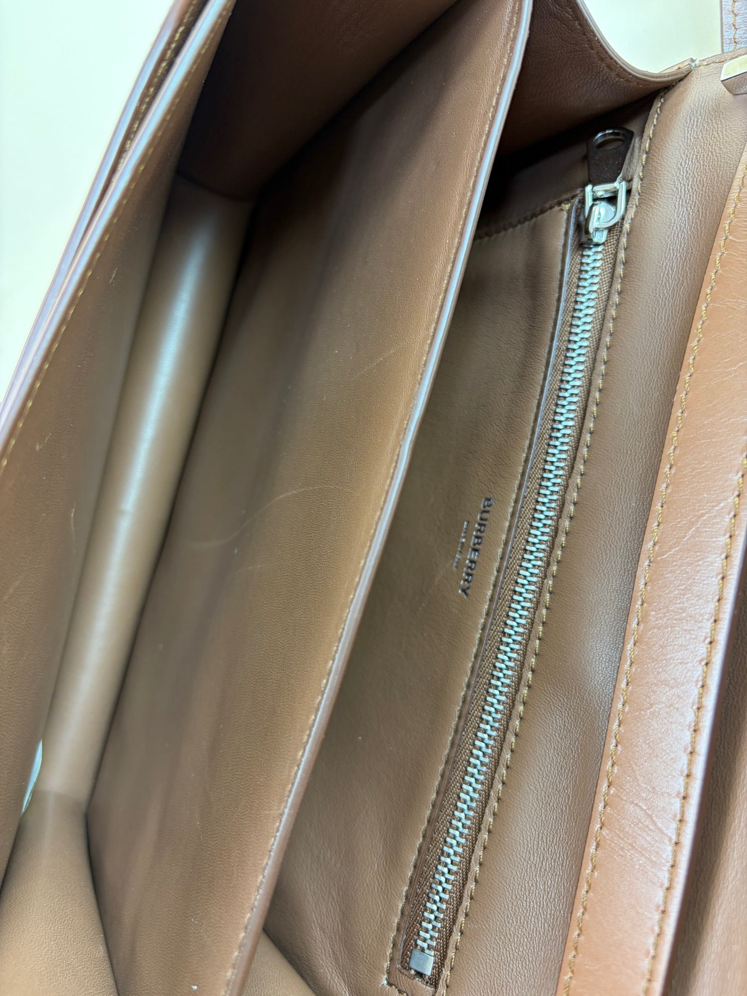 Burberry Brown TB  Monogram Medium Shoulder Bag