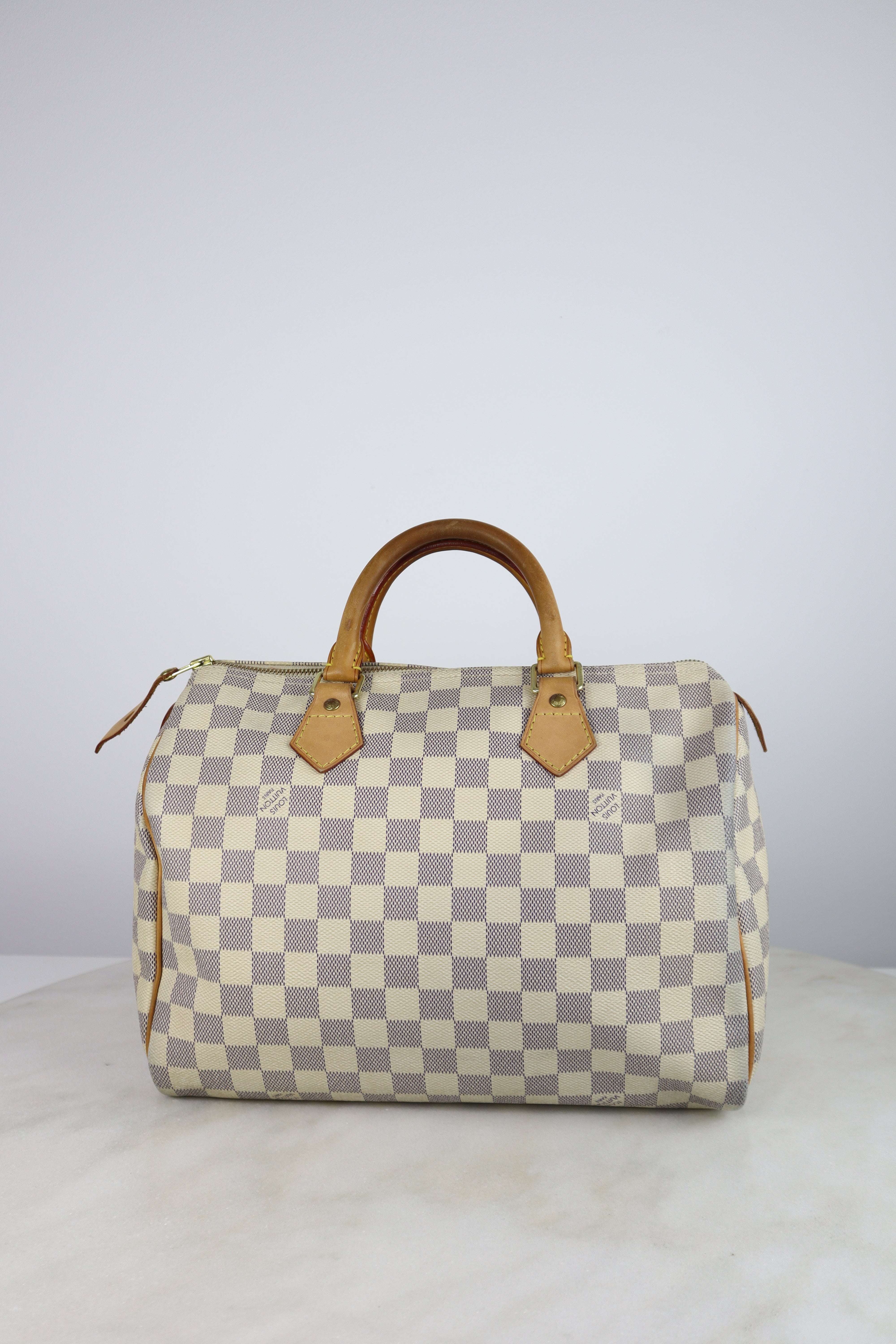 Louis Vuitton Damier Azur Speedy 30 Bag