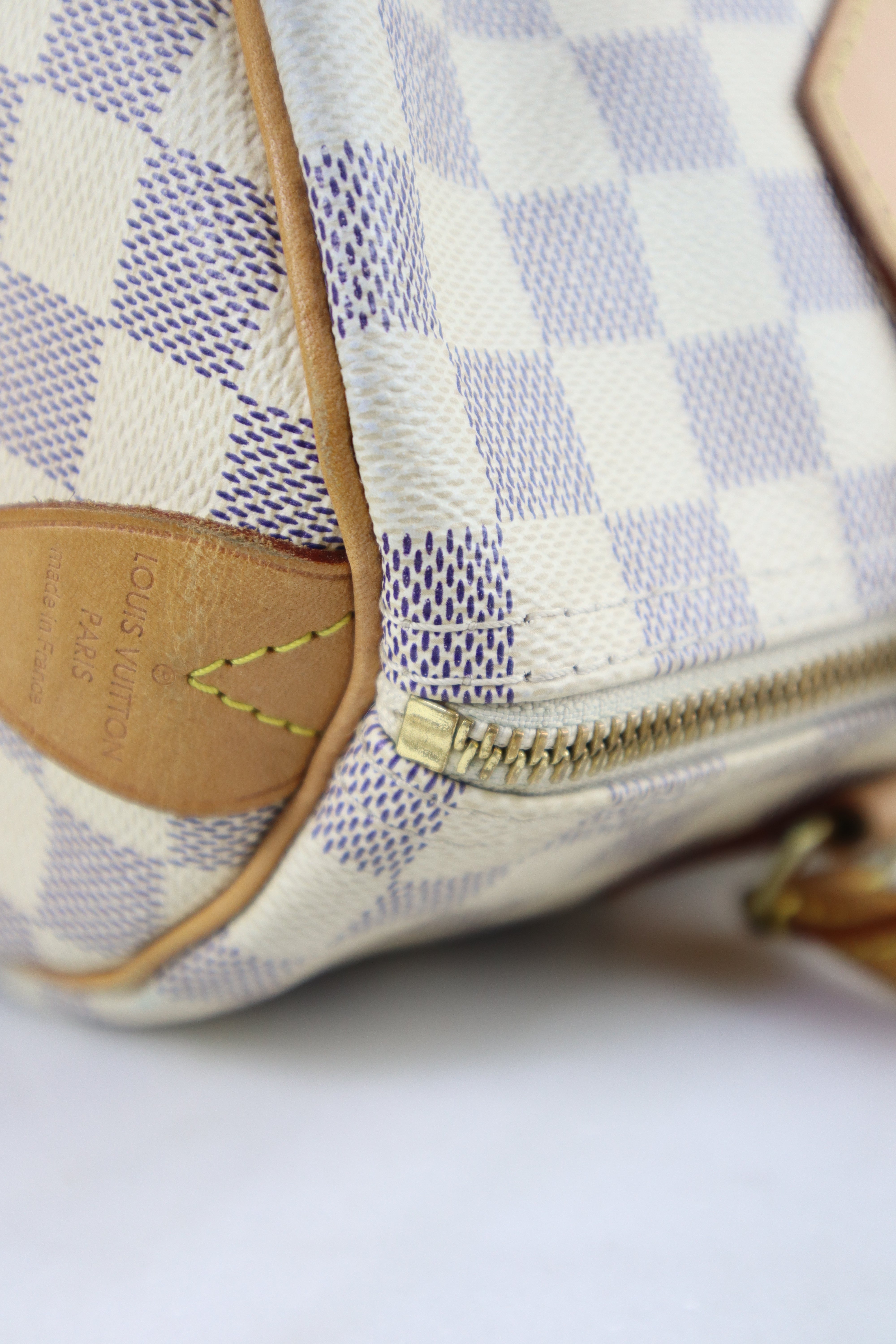 Louis Vuitton Damier Azur Speedy 30 Bag