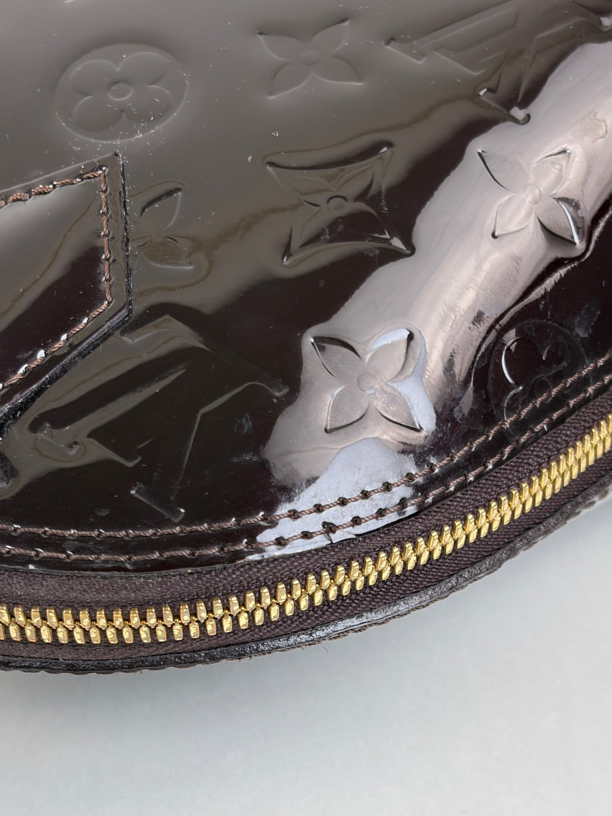 Louis Vuitton Amarante Monogram Vernis Alma BB Bag