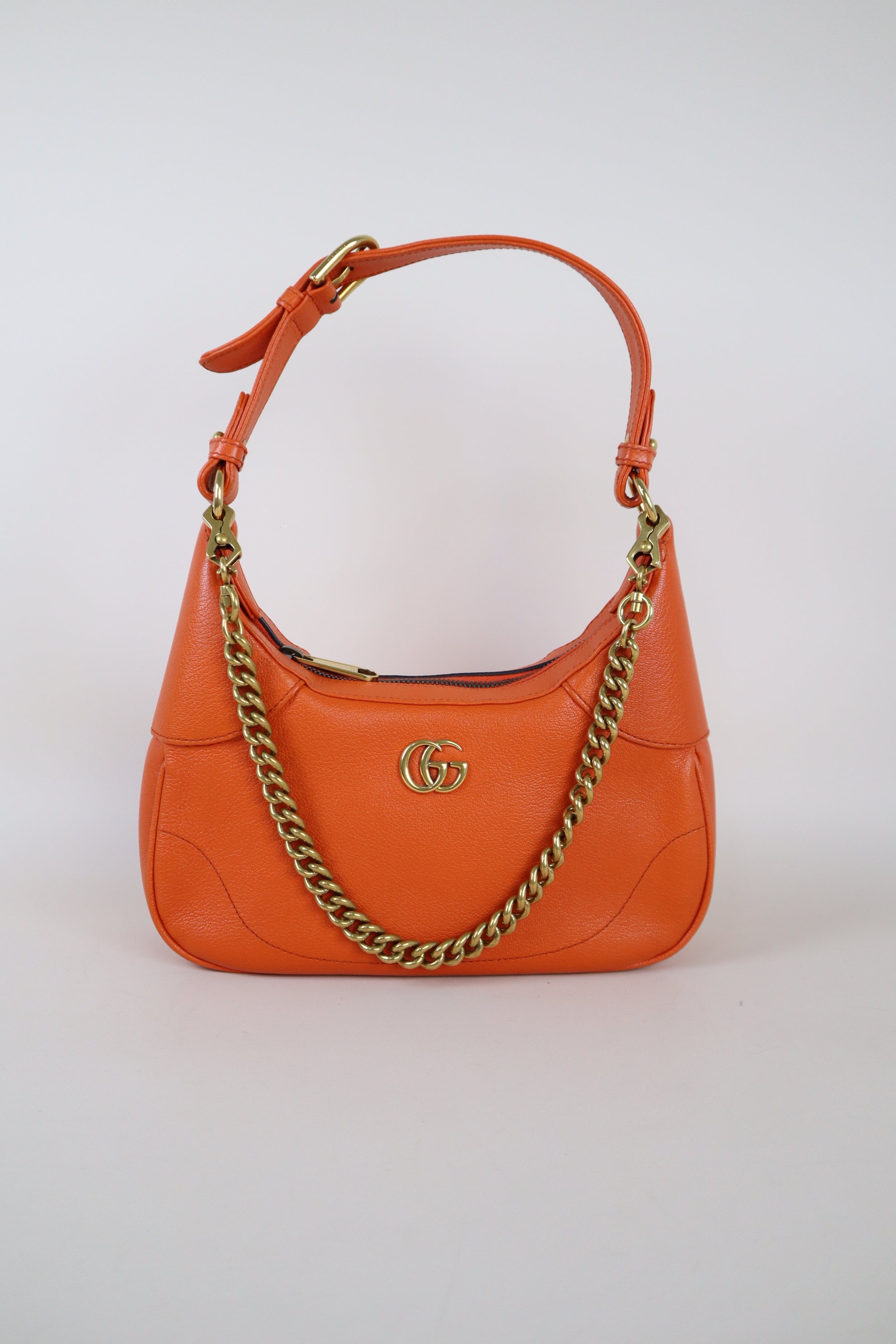 Gucci Orange Aphrodite Small Shoulder Bag