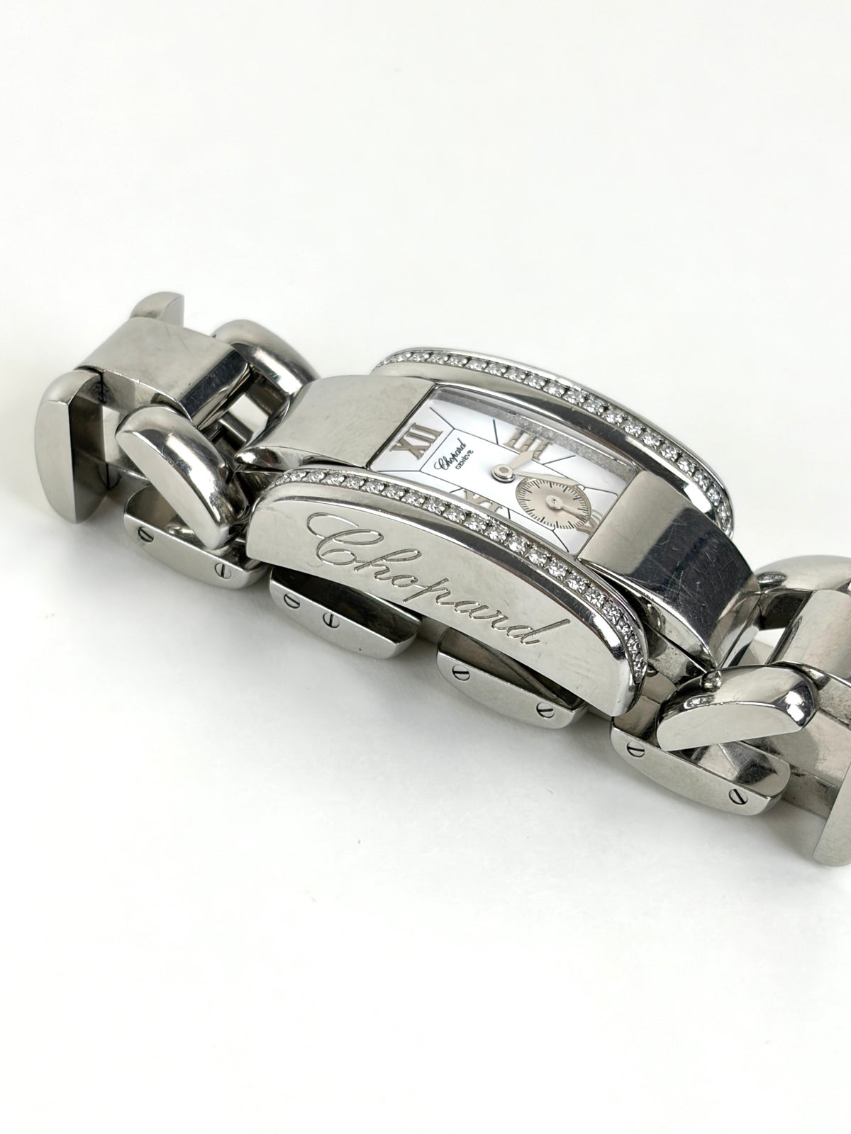 Chopard la Strada Diamond 24 mm steel white dial quartz Watch