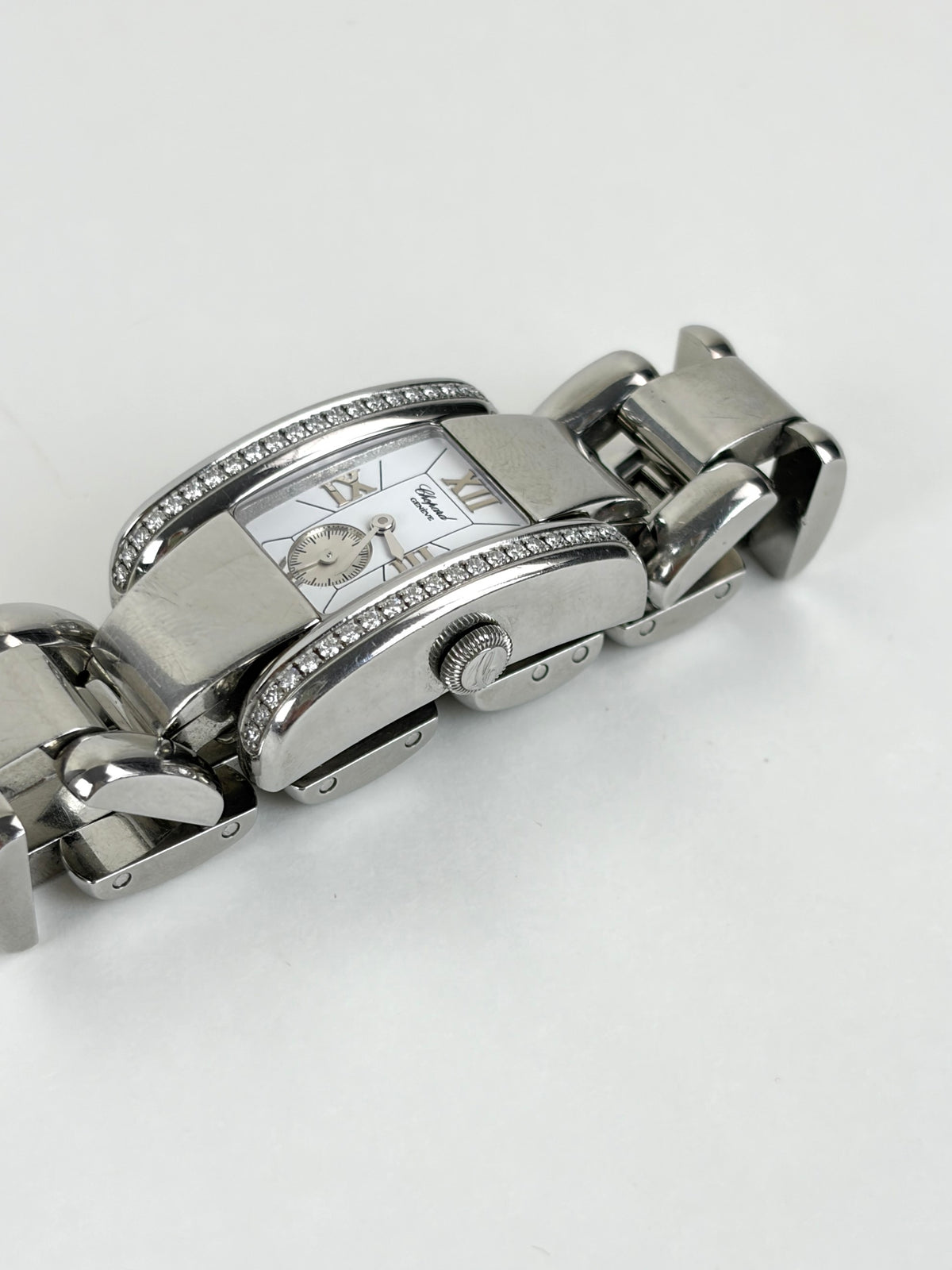 Chopard la Strada Diamond 24 mm steel white dial quartz Watch