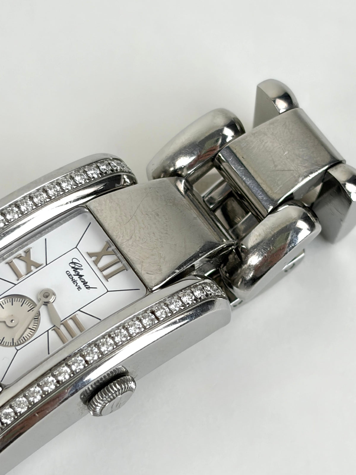 Chopard la Strada Diamond 24 mm steel white dial quartz Watch