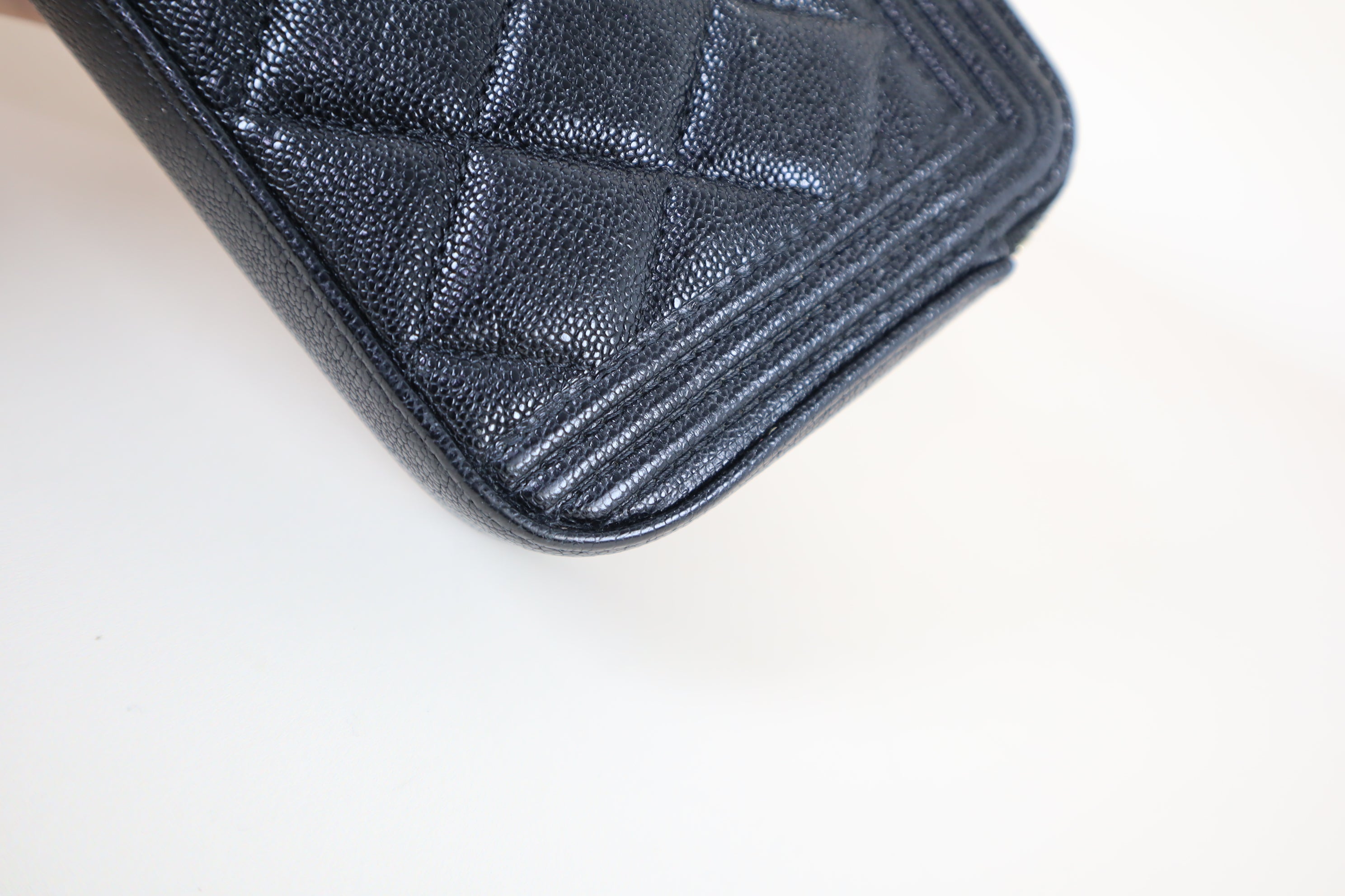 Chanel Black Clutch with Chain Boy