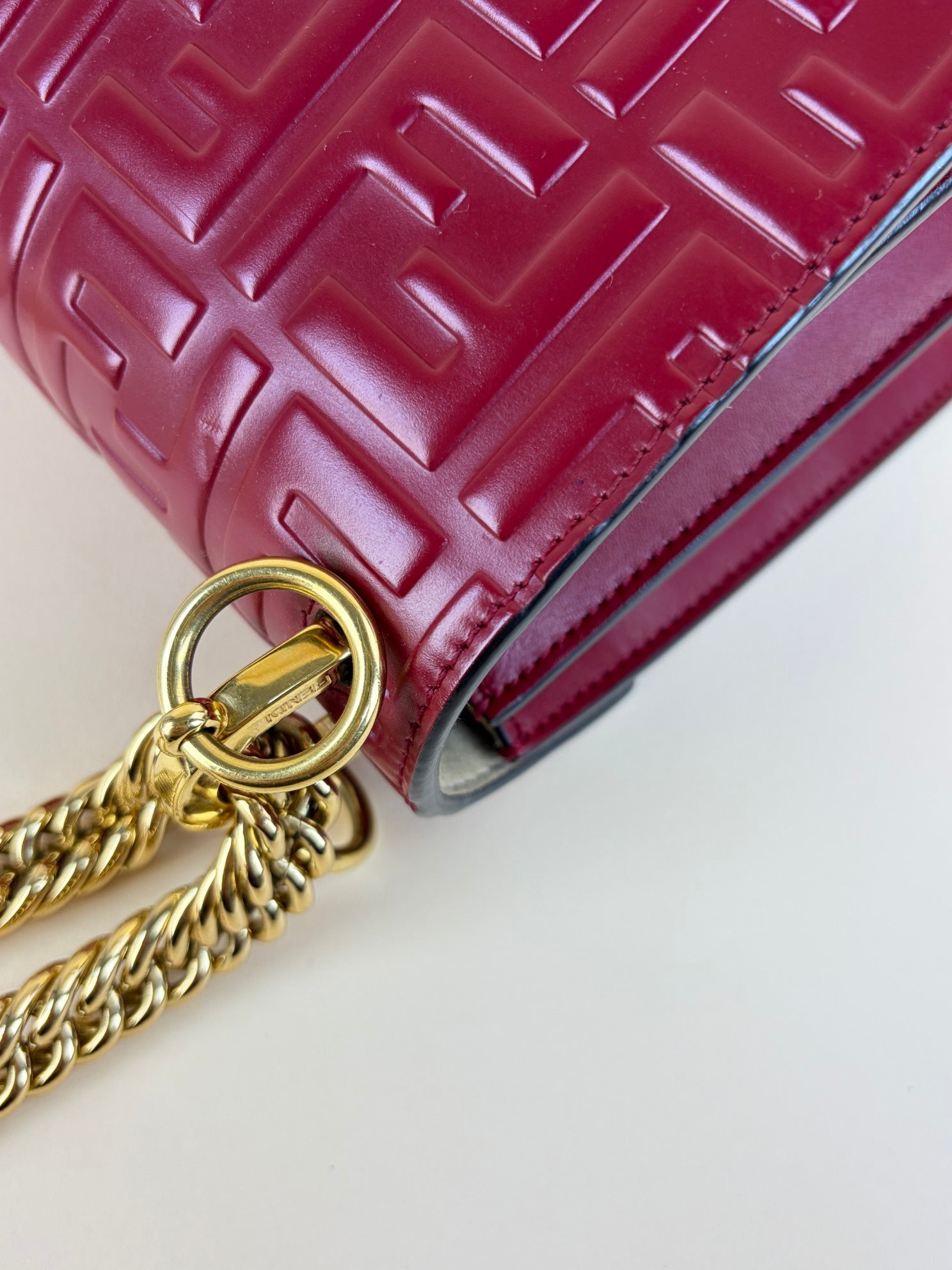 Fendi liberty ff 1974 embossed small Kan i