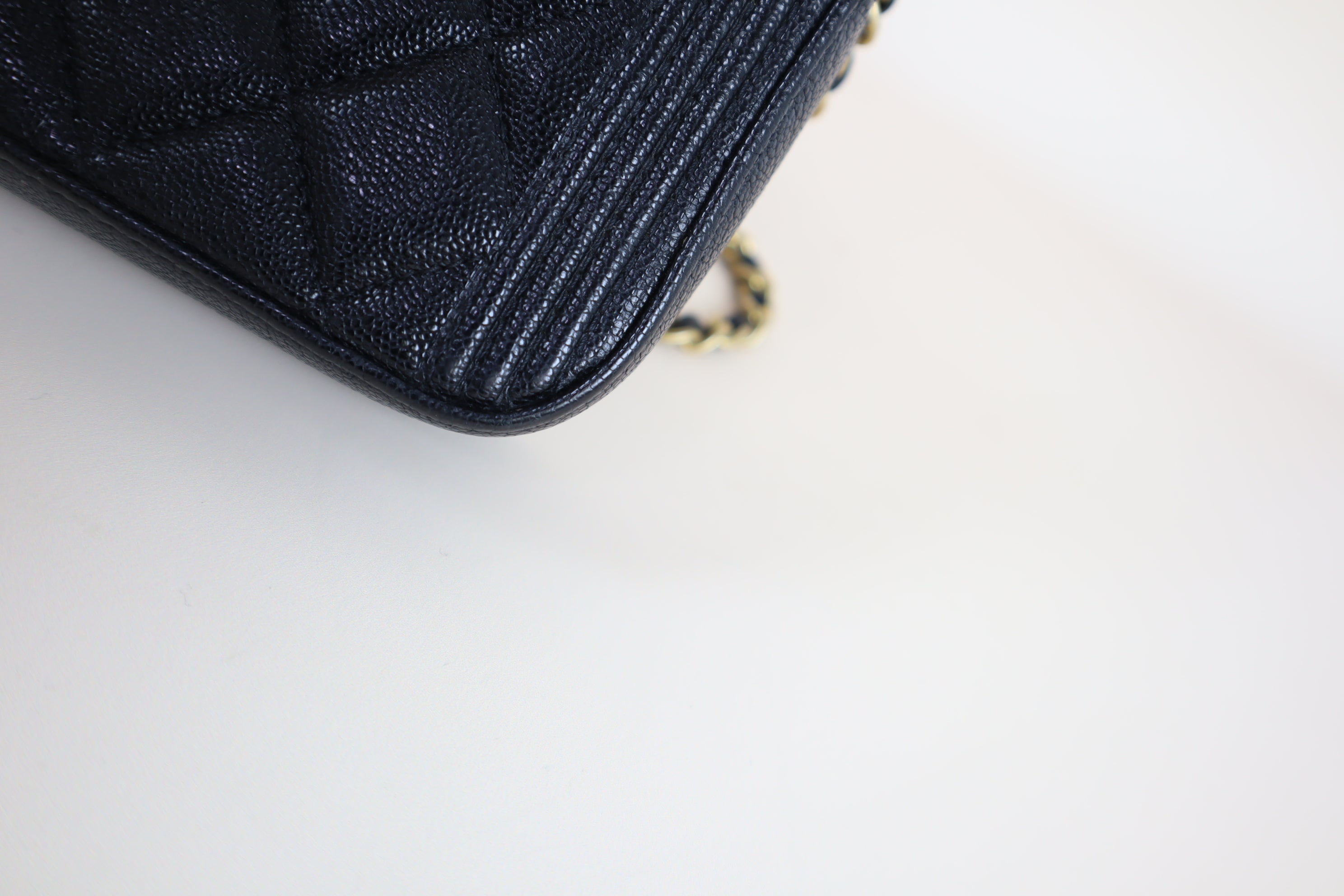 Chanel Black Clutch with Chain Boy