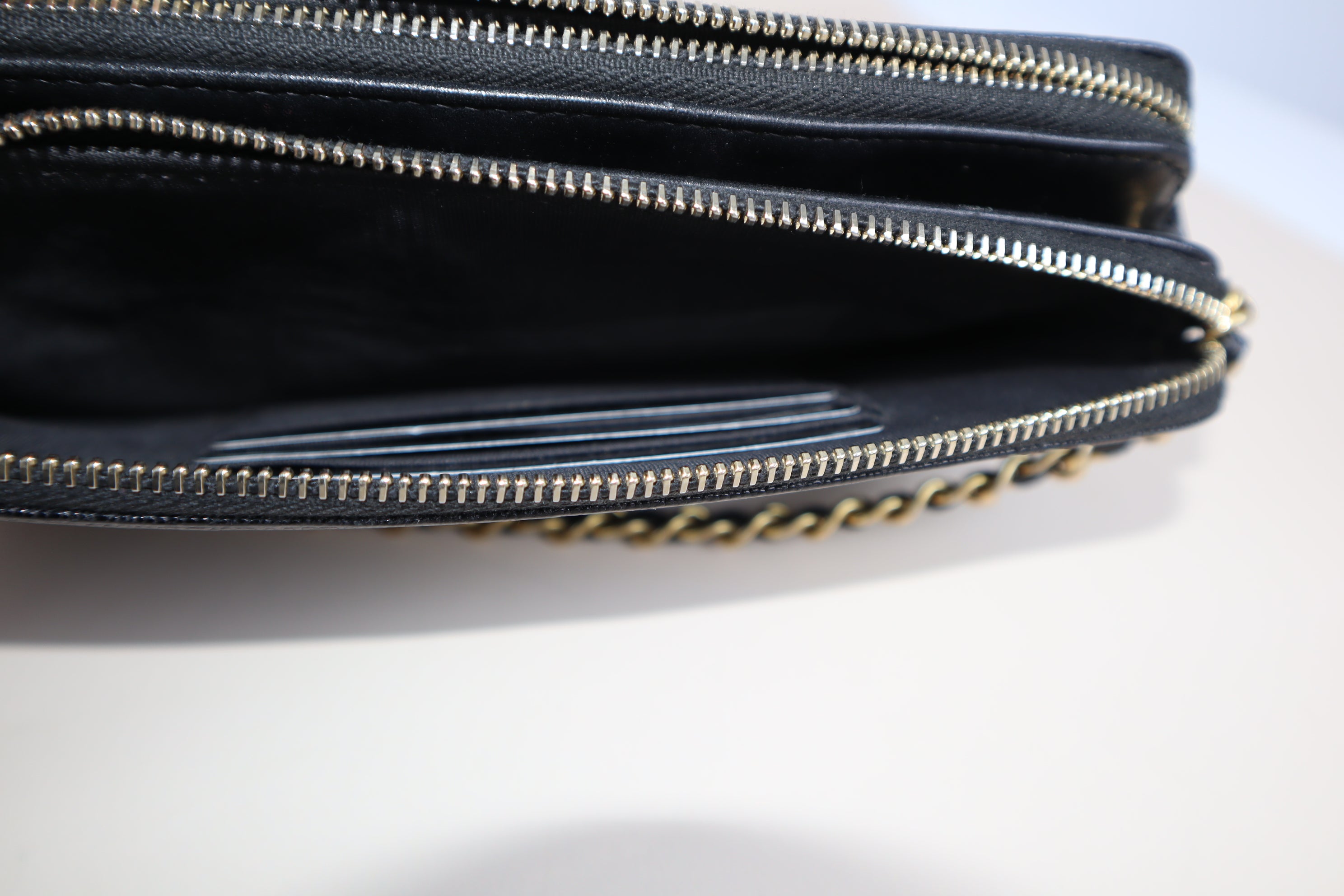 Chanel Black Clutch with Chain Boy