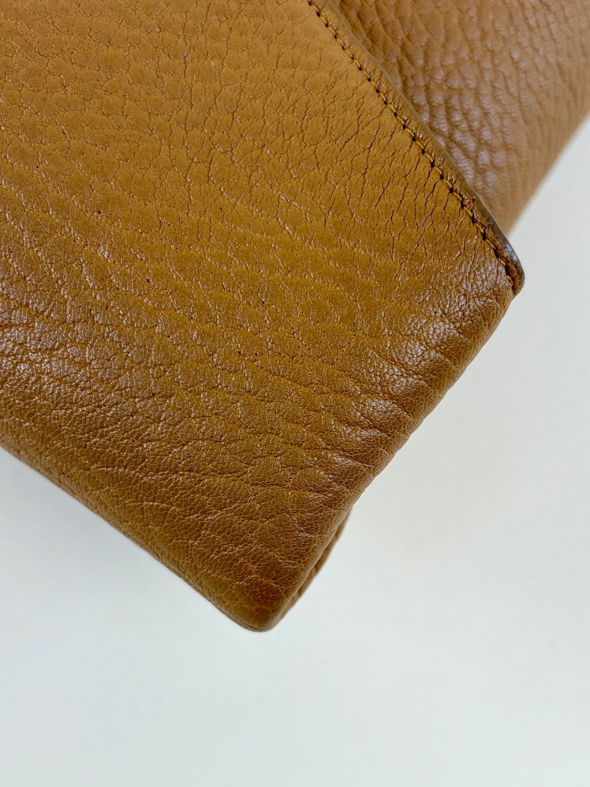 YSL Camel Cassandre Envelope Large Pouch