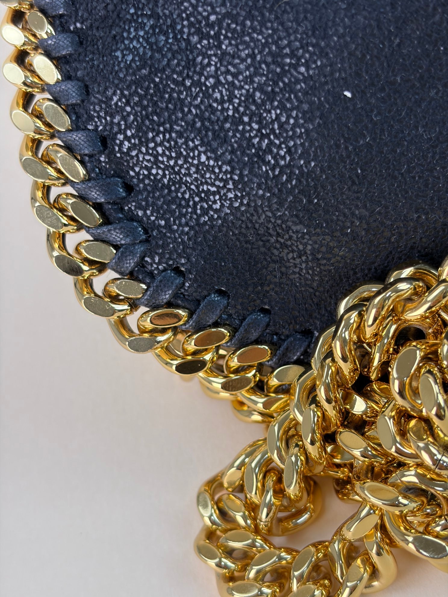 Stella Mccartney Black Falabella Mini Tote Bag