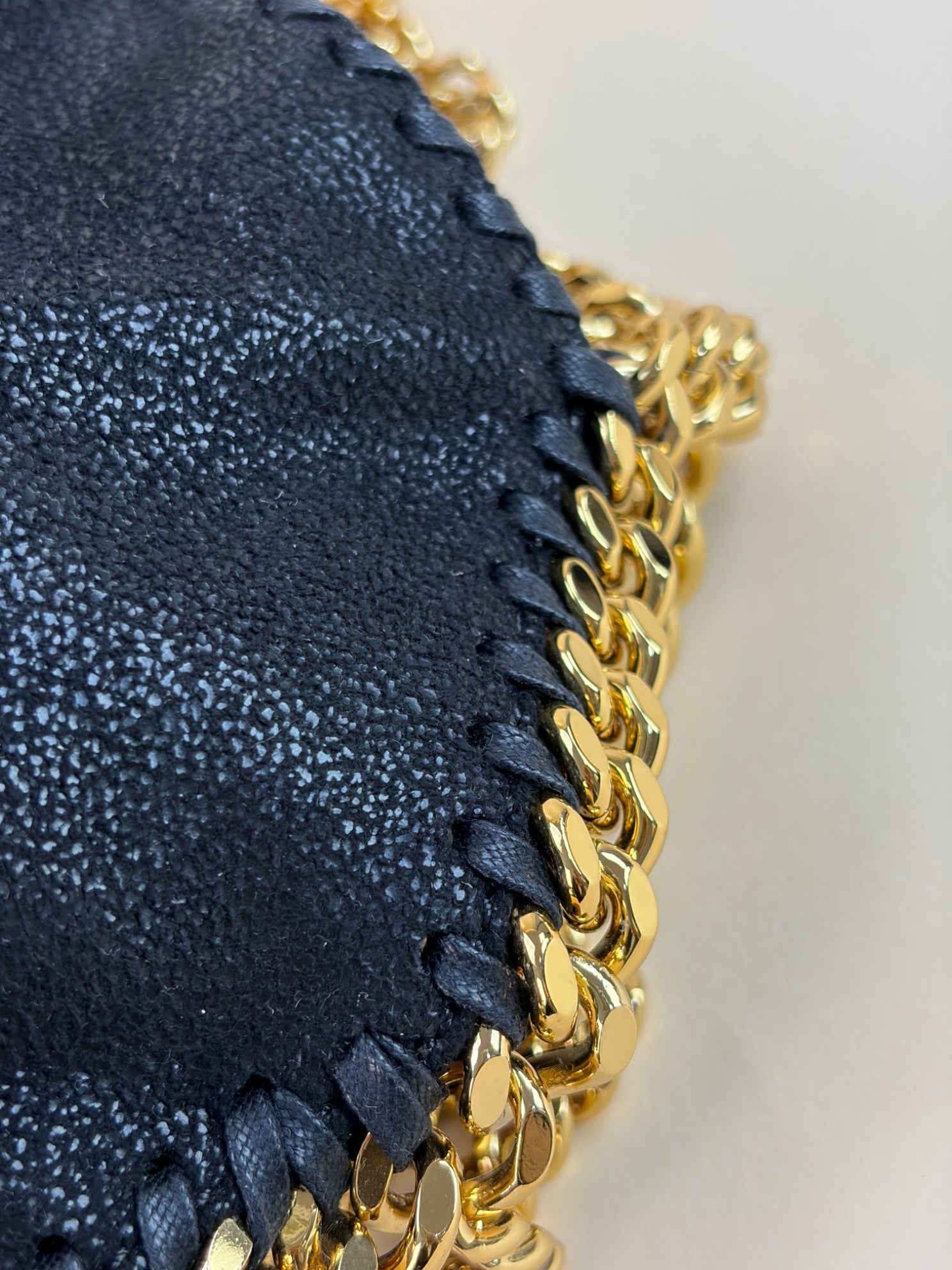 Stella Mccartney Black Falabella Mini Tote Bag