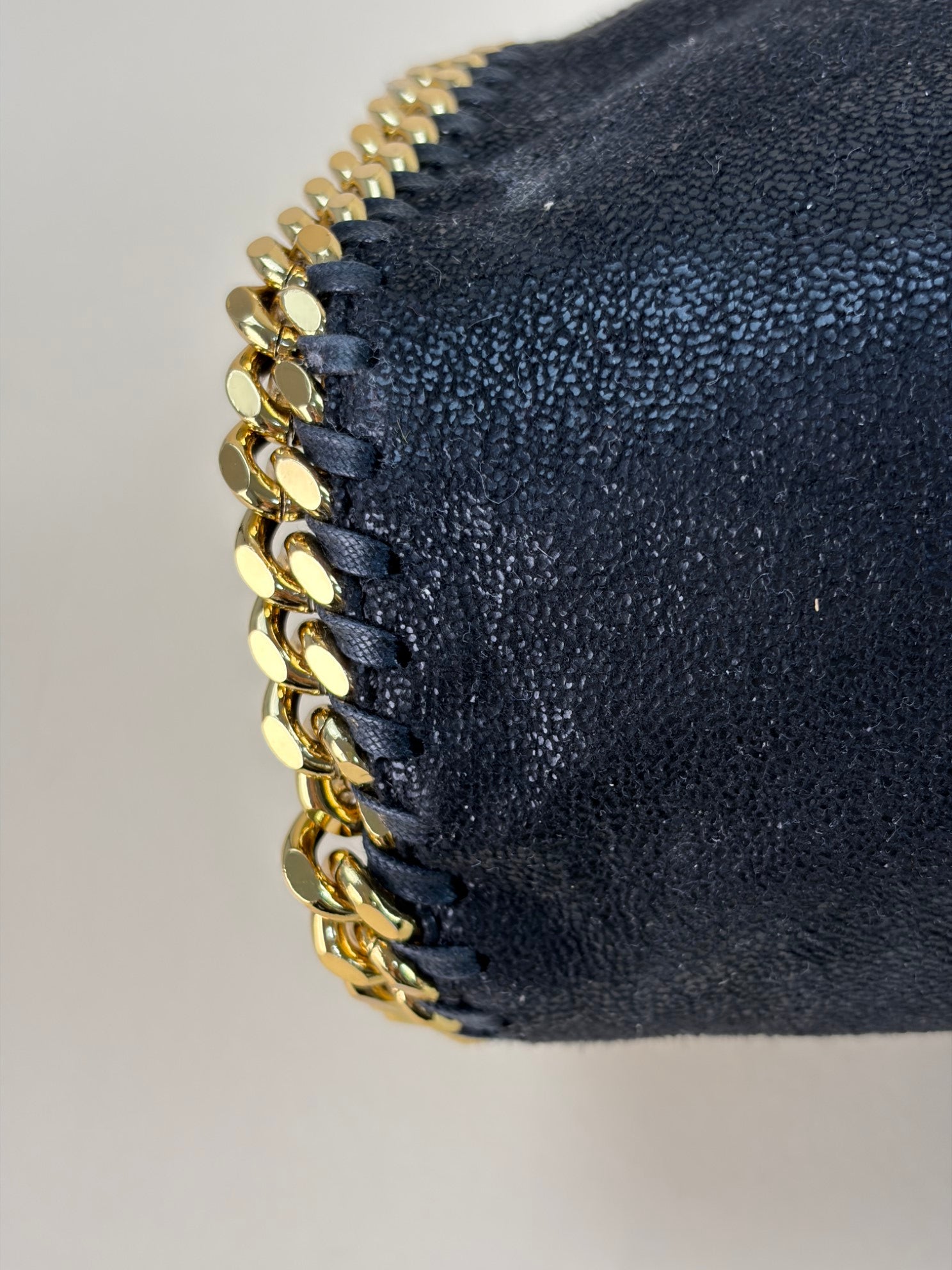 Stella Mccartney Black Falabella Mini Tote Bag