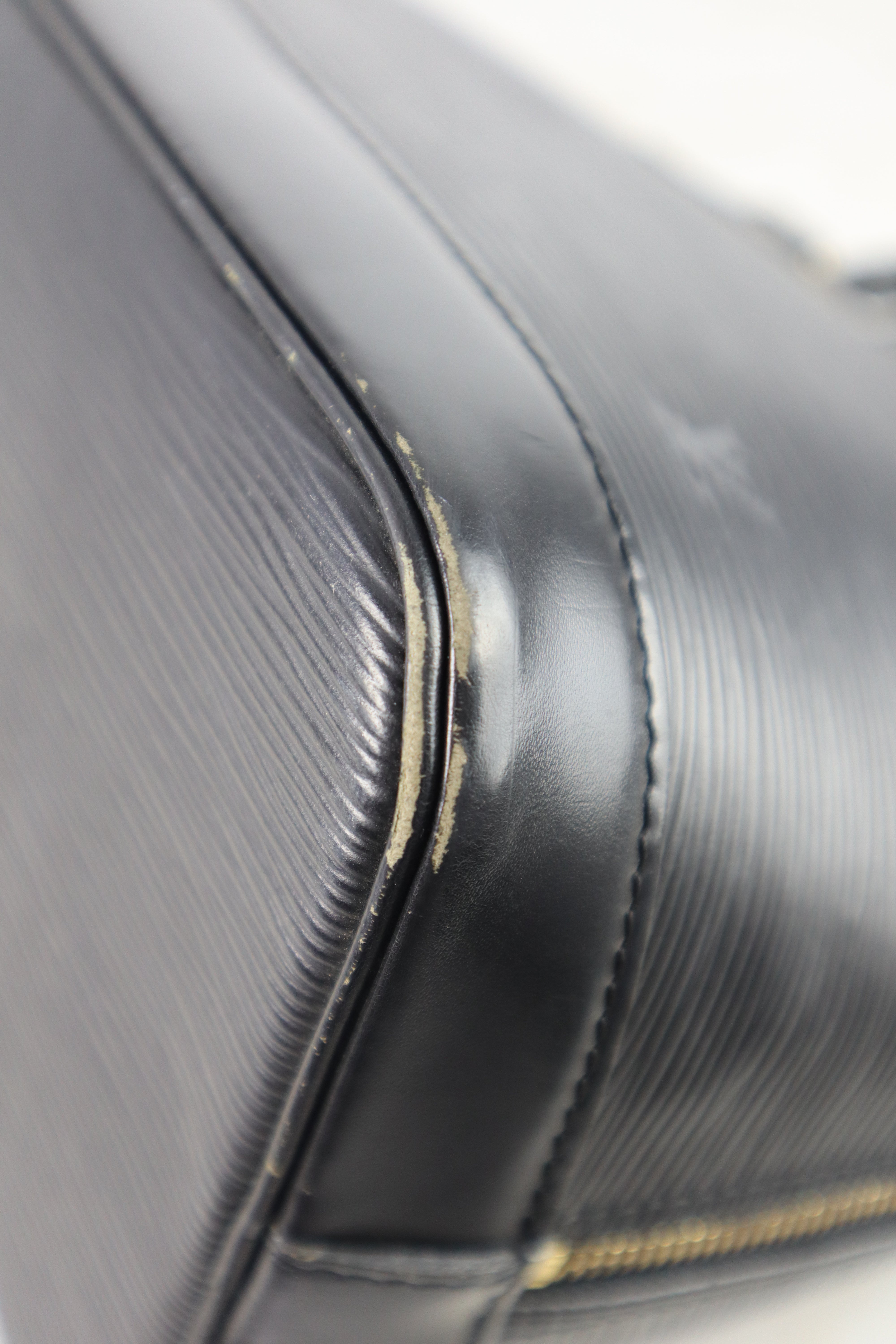 Louis Vuitton Black Alma PM Bag