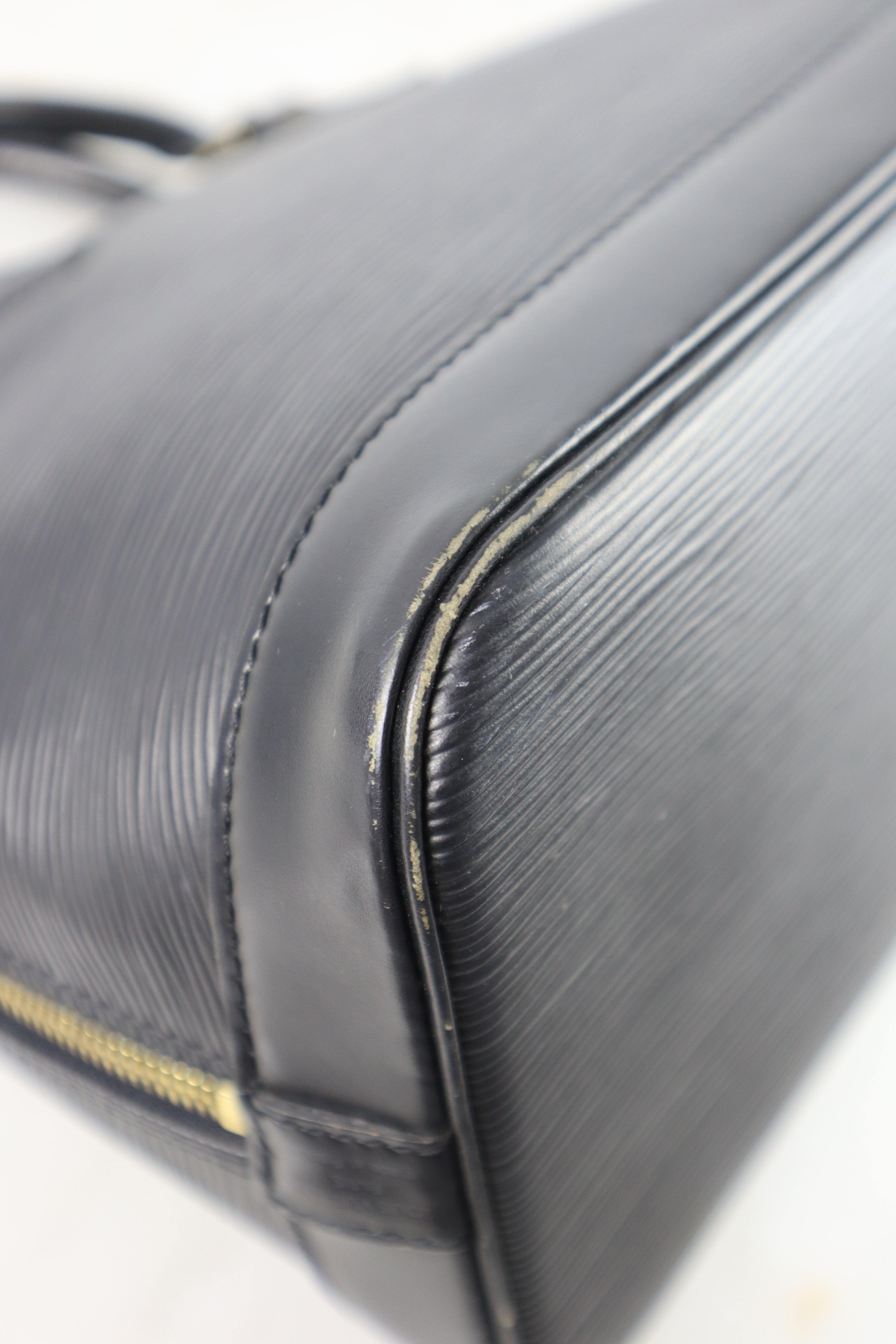 Louis Vuitton Black Alma PM Bag