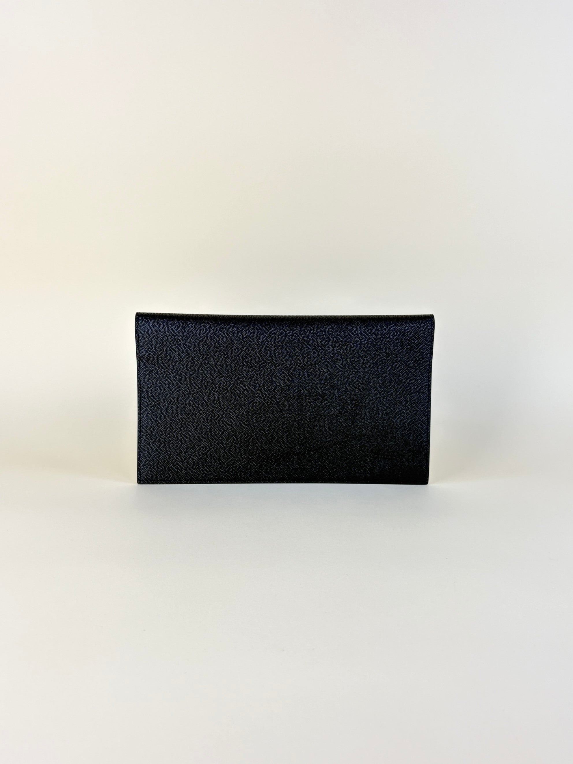 YSL Black Uptown Pouch