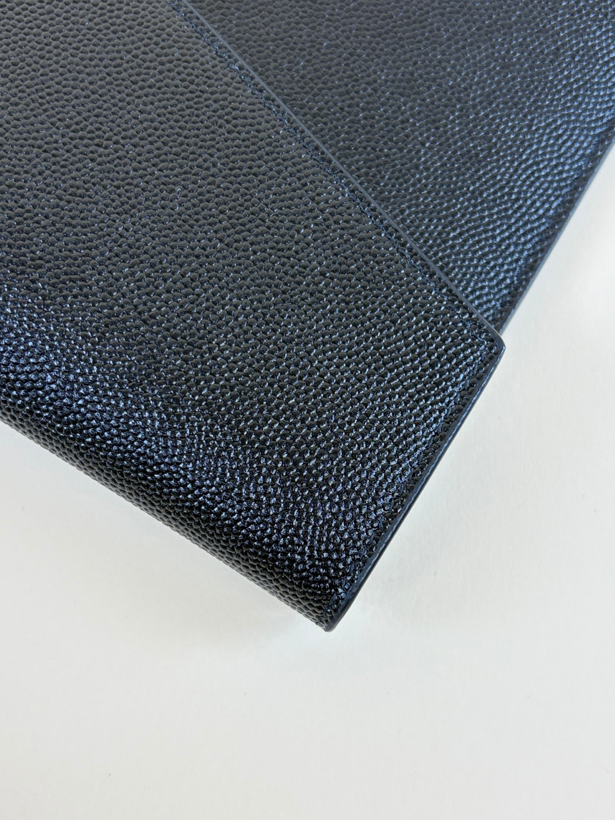 YSL Black Uptown Pouch