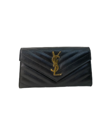 YSL Black Cassandre Wallet