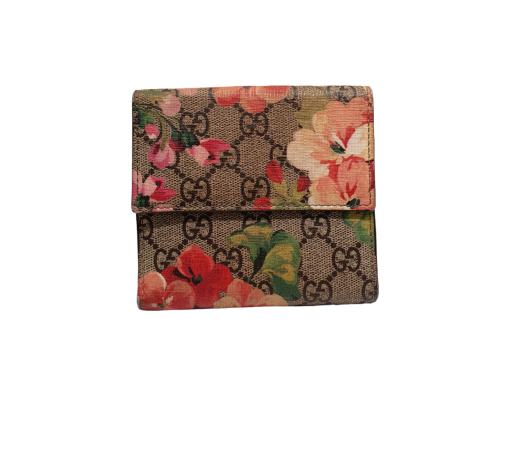 Gucci Multicolor GG Monogram Supreme Blooms Wallet