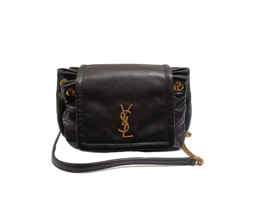 YSL Black Nolita Mini Crossbody Bag