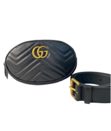 Gucci Black Marmont Belt Bag