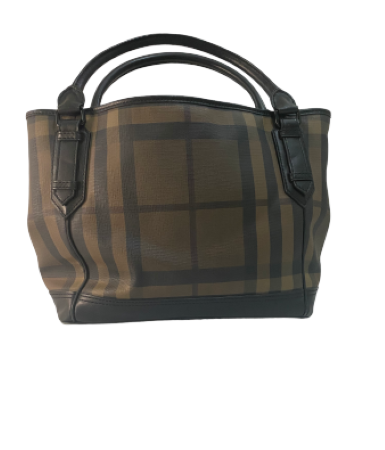 Burberry Smoked House Check Tote Bag