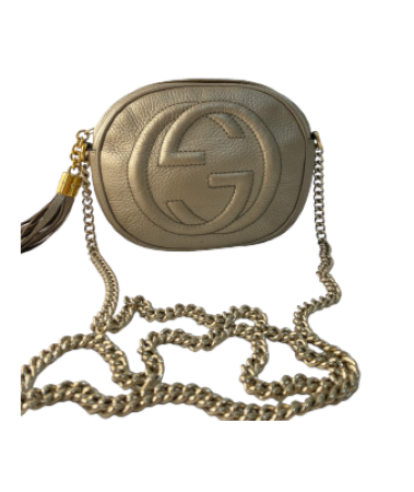 Gucci Light Gold Soho Crossbody Bag