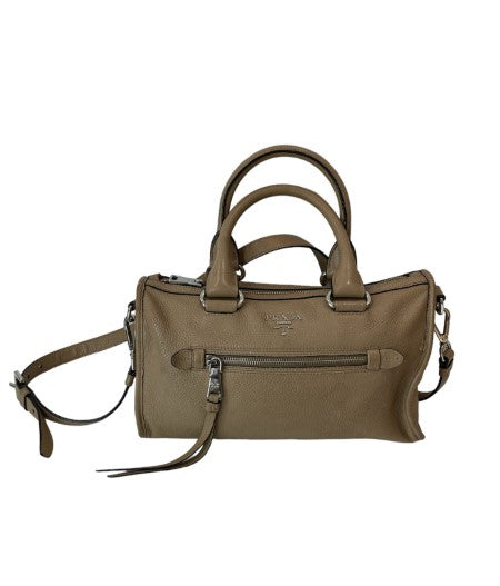 Prada Beige Phenix Convertible Tote Bag