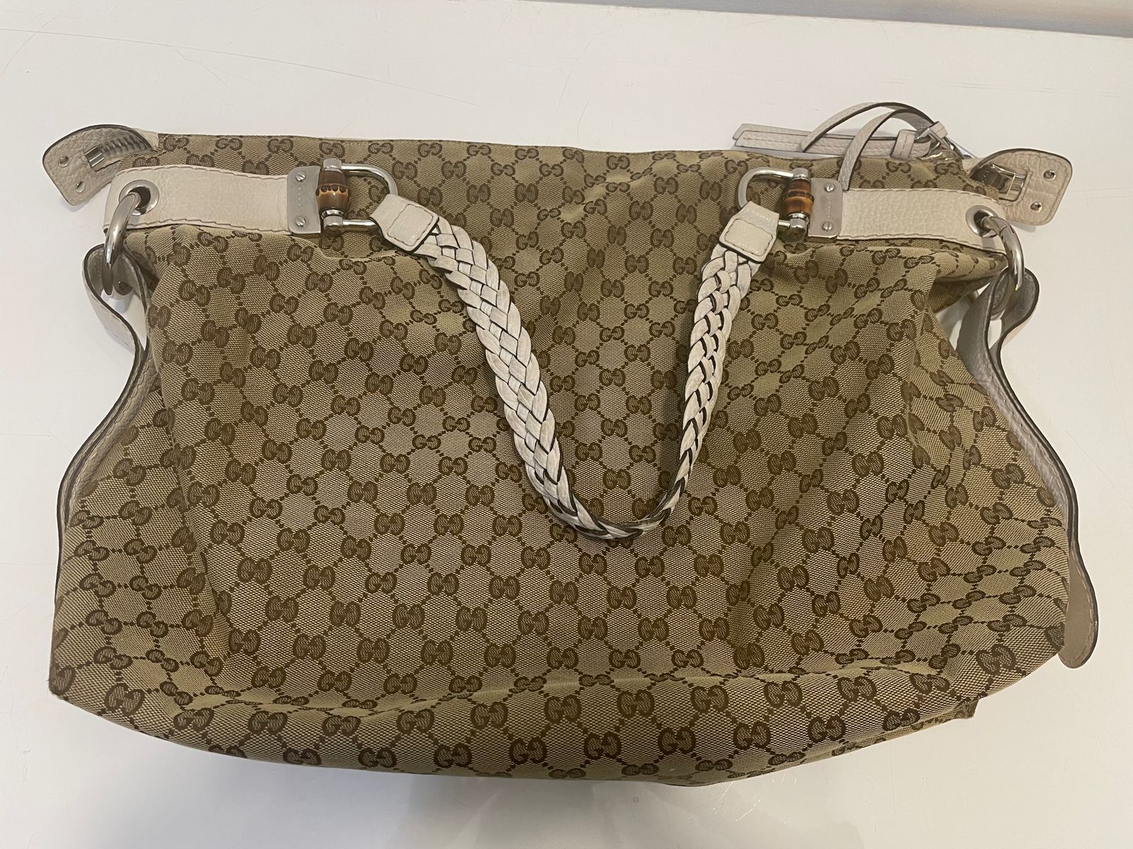 Gucci Bicolor GG Shoulder Bag