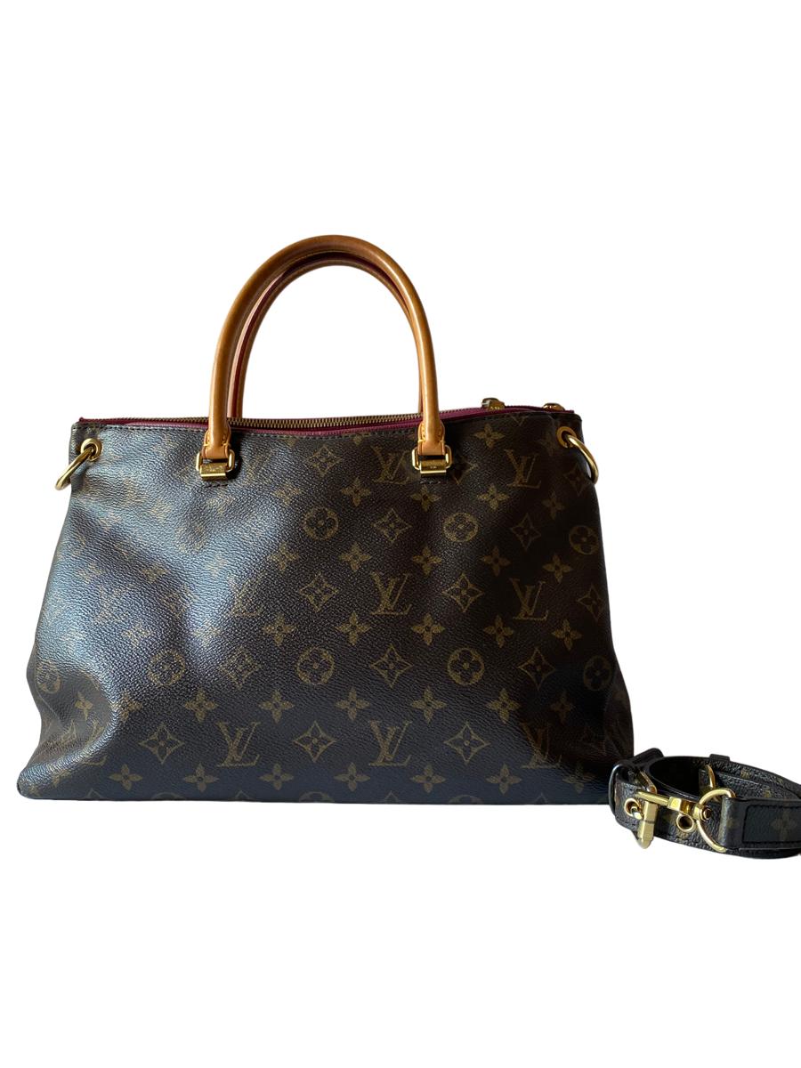 Louis Vuitton Monogram Burgundy Pallas Tote Bag