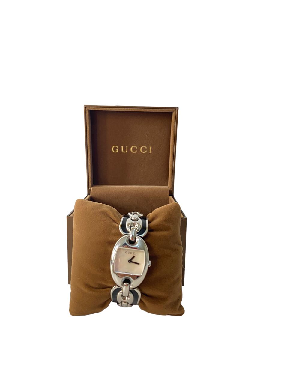 Gucci Bicolor Marina Chain Bracelet Watch