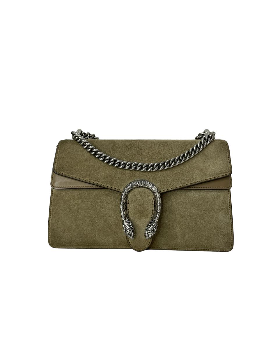 Gucci Beige Velvet Dionysus Bag