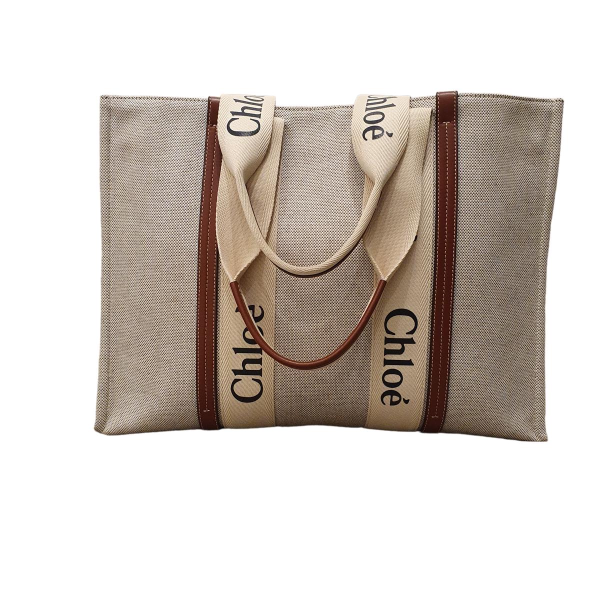 Chloe Bicolor Woody Medium Bag