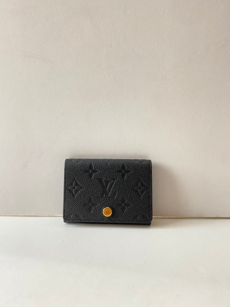 Louis Vuitton Black Business Card Holder