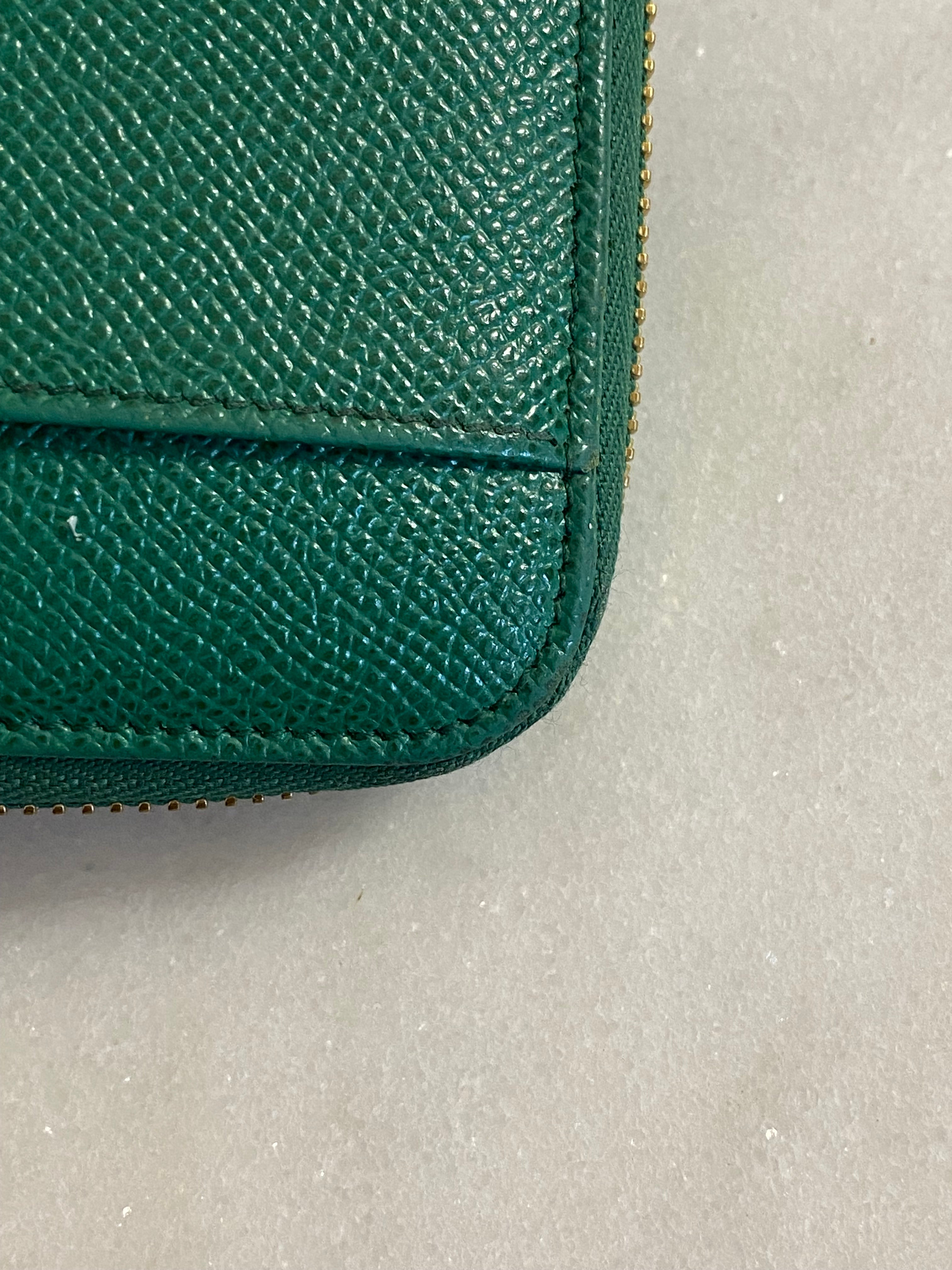 Dolce & Gabbana Green Family Patchwork Long Wallet