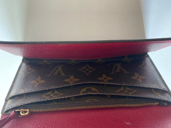 Louis Vuitton Monogram Red Josephine Wallet