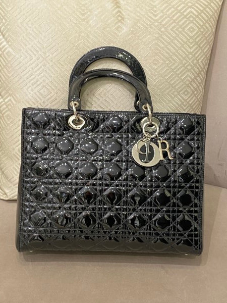 Christian Dior Black Lady Dior Bag