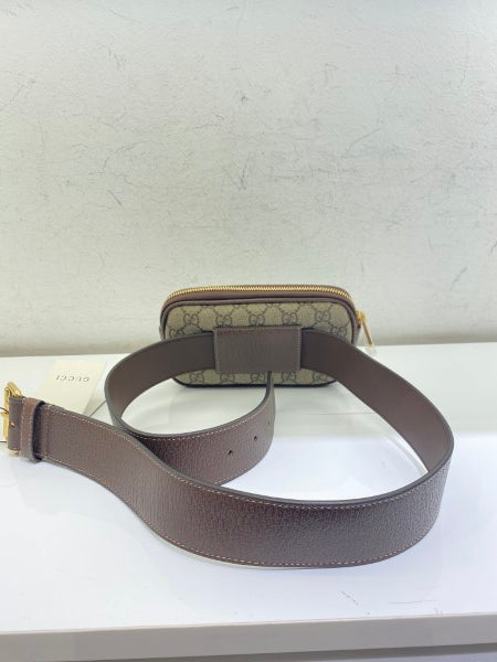 Gucci Bicolor GG Supreme Ophidia Belt Bag