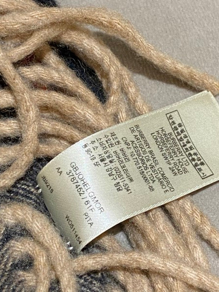 Burberry Mega Check Cashmere Scarf