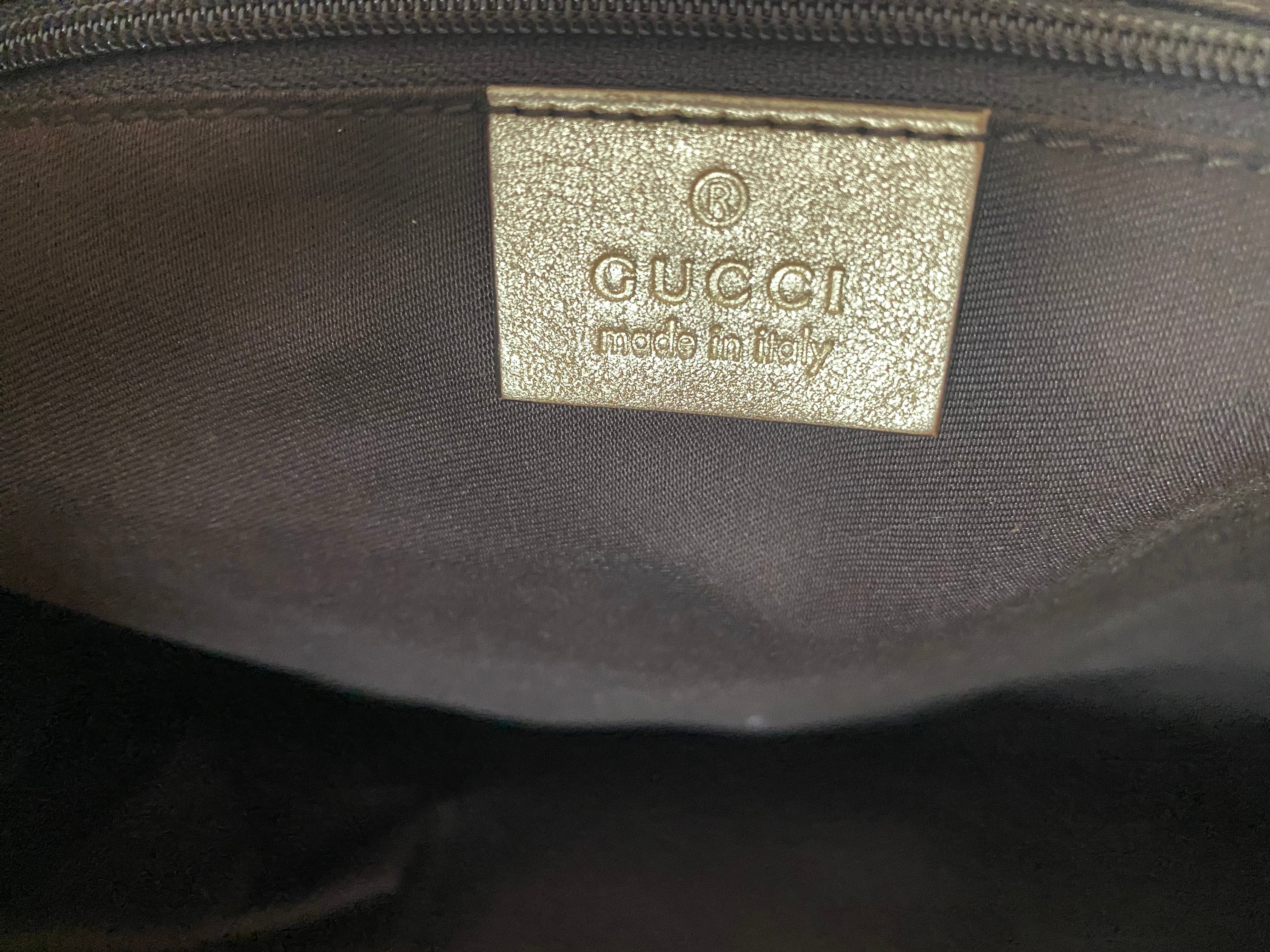 Gucci Bicolor GG D Ring Shoulder Bag