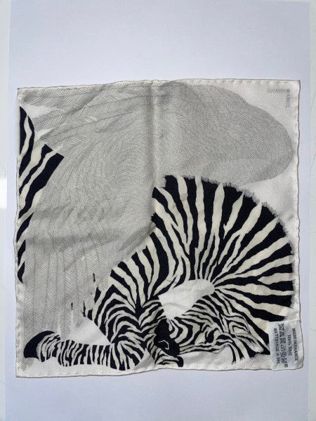 Hermes Tricolor Zebra Pegasus Square Scarf