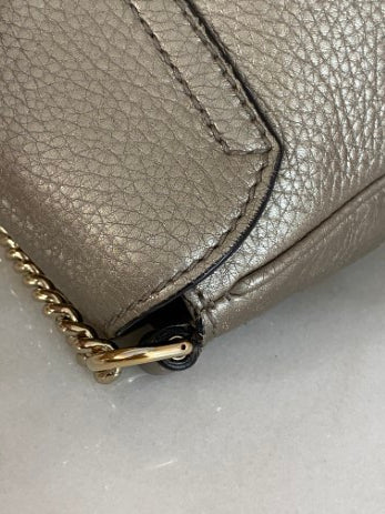 Gucci Metallic Gold Soho Small Crossbody Bag