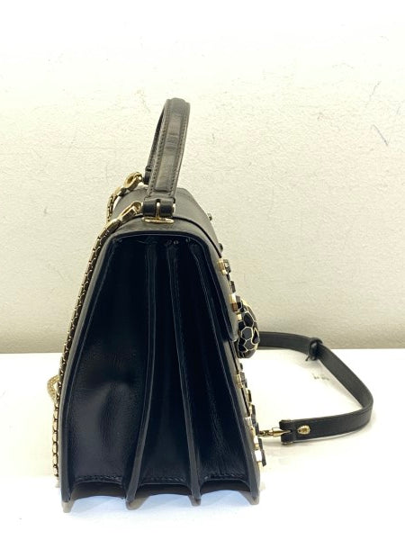 Bvlgari Black Serpenti Forever Crossbody Bag