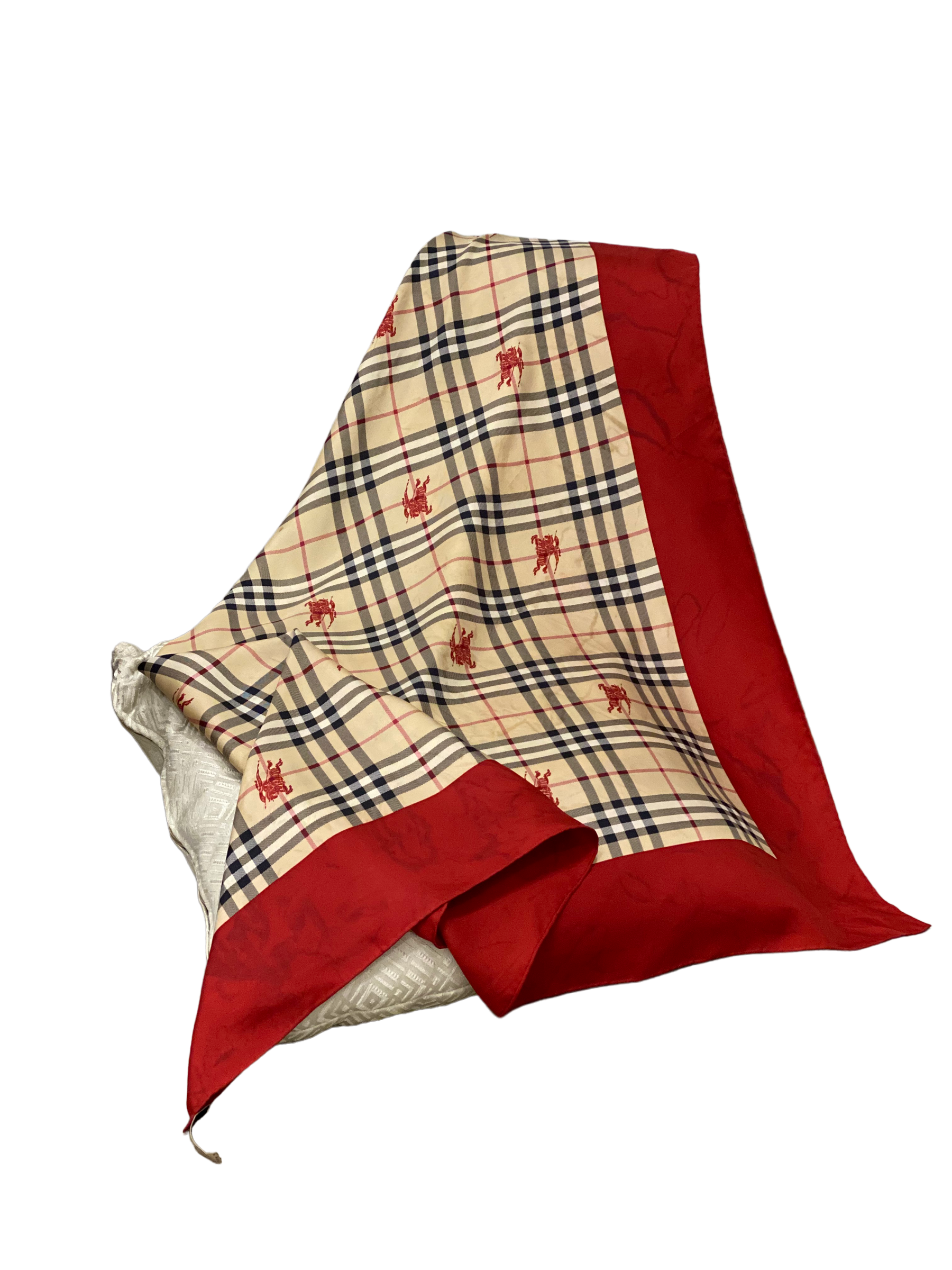 Burberry Haymarket Red Square Scarf