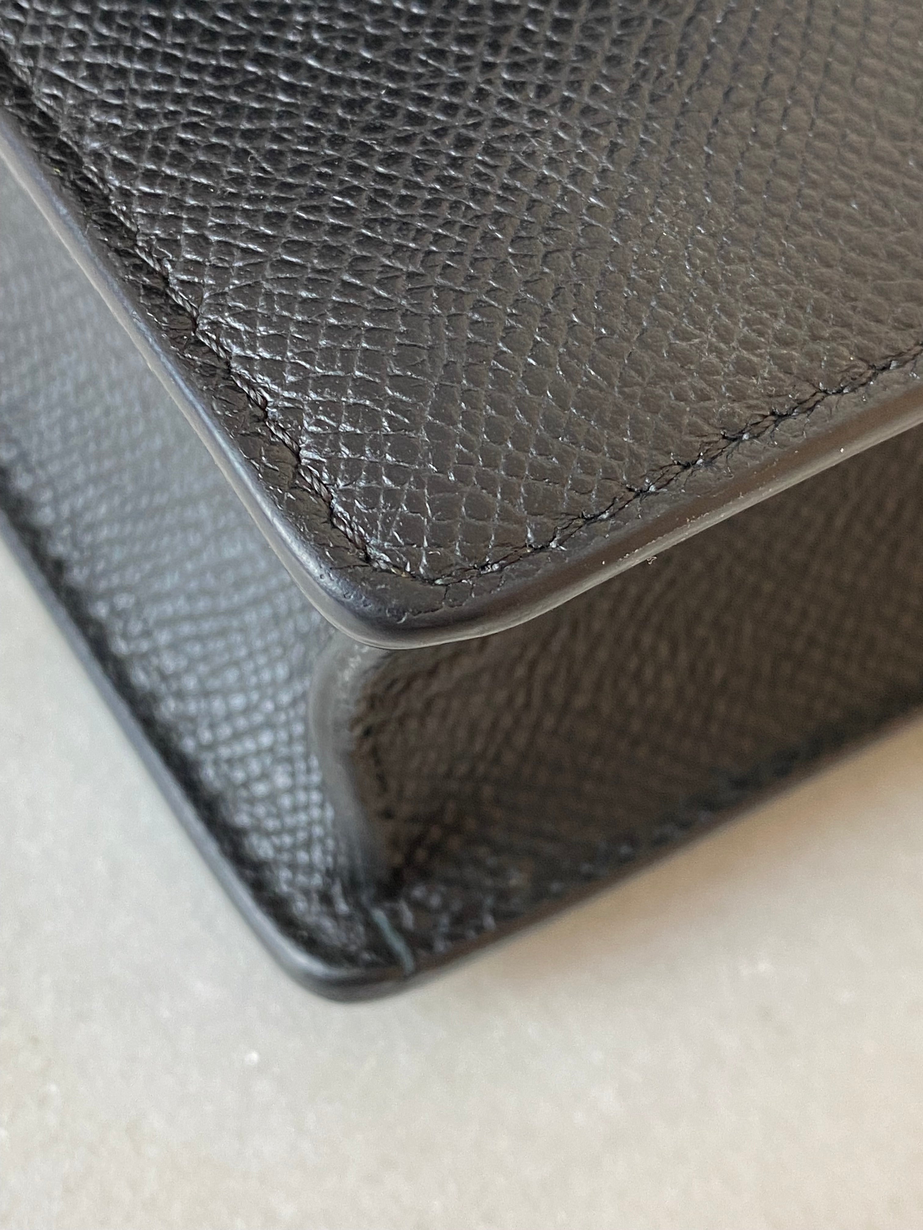 Christian Dior Black Saddle Crossbody Pouch
