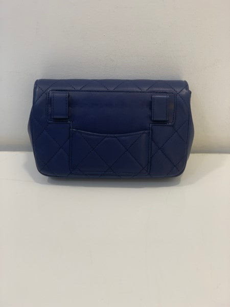 Chanel Blue CC Flap Belt Bag