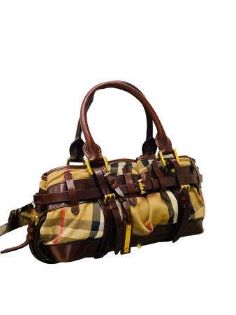 Burberry Brown House Check Tote Bag