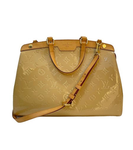 Louis Vuitton Beige Monogram Vernis Brea Bag