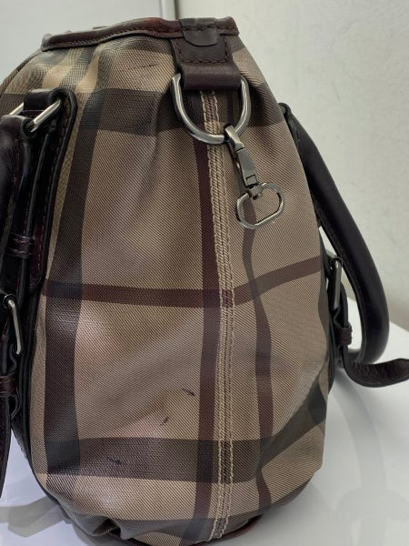 Burberry Bicolor Bridle House Check Bag