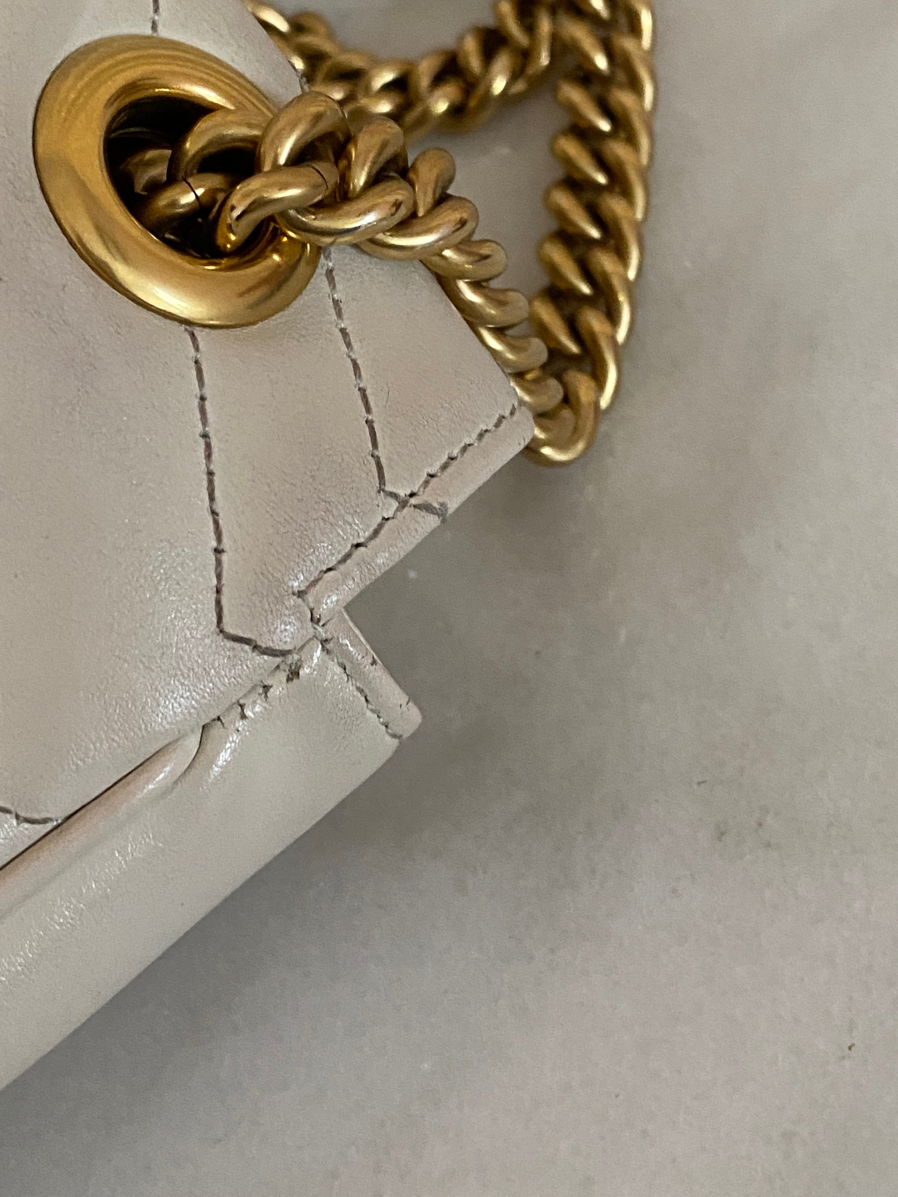 Gucci Off White Small Marmont Shoulder Bag